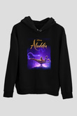 Aladdin Siyah Unisex Hoodie