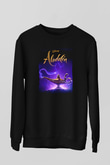 Aladdin Siyah Unisex Sweatshirt