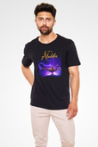 Aladdin Siyah Unisex Tişört T-Shirt