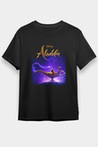 Aladdin Siyah Unisex Tişört T-Shirt