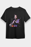 Alan Persons Project Baskılı Unisex Siyah Tişört - Tshirt