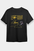 Alan Persons Project Baskılı Unisex Siyah Tişört - Tshirt