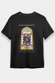 Alan Persons Project Baskılı Unisex Siyah Tişört - Tshirt