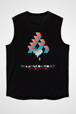 Alan Persons Project Baskılı Unisex Siyah Kolsuz Tişört - Tshirt
