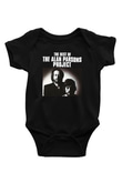 Alan Persons Project Baskılı Unisex Siyah Bebek Body - Zıbın