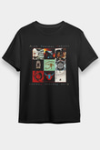 Alan Persons Project Baskılı Unisex Siyah Tişört - Tshirt
