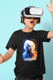 Albert Alıntı Baskılı Unisex Siyah Çocuk Tişörtü - Tshirt