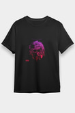 Albert Einstein Baskılı Unisex Siyah Tişört