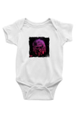 Albert Einstein Unisex Baskılı Beyaz Bebek Body - Zıbın