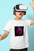 Albert Einstein Unisex Baskılı Beyaz Çocuk Tişört