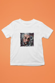 Albert Einstein Unisex Baskılı Beyaz Çocuk Tişört