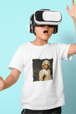 Albert Einstein Unisex Baskılı Beyaz Çocuk Tişört