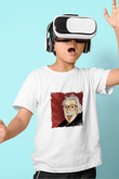 Albert Einstein Unisex Baskılı Beyaz Çocuk Tişört