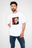 Albert Einstein Unisex Baskılı Beyaz Tişört
