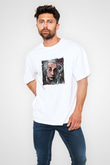 Albert Einstein Unisex Baskılı Beyaz Tişört