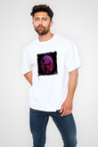 Albert Einstein Unisex Baskılı Beyaz Tişört