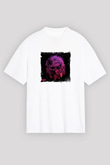 Albert Einstein Unisex Baskılı Beyaz Tişört