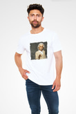 Albert Einstein Unisex Baskılı Beyaz Tişört