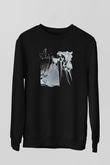 Alcest Baskılı Unisex Siyah Sweatshirt