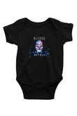 Alesso Baskılı Unisex Siyah Bebek Body - Zıbın