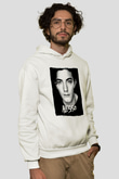 Alesso Beyaz Unisex Kapüşonlu Sweatshirt