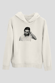Alesso Beyaz Unisex Kapüşonlu Sweatshirt