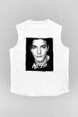 Alesso Beyaz Unisex Kolsuz Tişört
