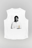 Alesso Beyaz Unisex Kolsuz Tişört