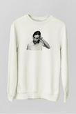 Alesso Beyaz Unisex Sweatshirt