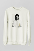 Alesso Beyaz Unisex Sweatshirt