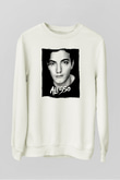 Alesso Beyaz Unisex Sweatshirt