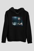 Alesso Siyah Unisex Kapüşonlu Sweatshirt