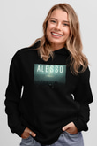 Alesso Siyah Unisex Kapüşonlu Sweatshirt
