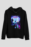 Alesso Siyah Unisex Kapüşonlu Sweatshirt