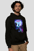 Alesso Siyah Unisex Kapüşonlu Sweatshirt