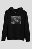 Alesso Siyah Unisex Kapüşonlu Sweatshirt