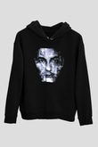 Alesso Siyah Unisex Kapüşonlu Sweatshirt