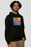 Alesso Siyah Unisex Kapüşonlu Sweatshirt