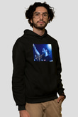 Alesso Siyah Unisex Kapüşonlu Sweatshirt