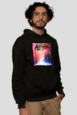 Alesso Siyah Unisex Kapüşonlu Sweatshirt