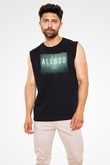 Alesso Siyah Unisex Kolsuz Tişört