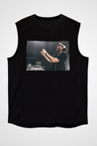 Alesso Siyah Unisex Kolsuz Tişört