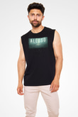 Alesso Siyah Unisex Kolsuz Tişört