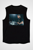 Alesso Siyah Unisex Kolsuz Tişört