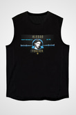 Alesso Siyah Unisex Kolsuz Tişört