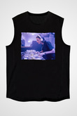 Alesso Siyah Unisex Kolsuz Tişört