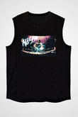 Alesso Siyah Unisex Kolsuz Tişört