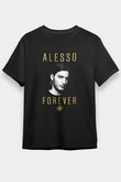 Alesso Siyah Unisex Tişört T-Shirt - TişörtFabrikası