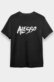 Alesso Siyah Unisex Tişört T-Shirt - TişörtFabrikası