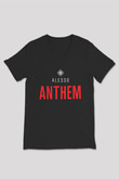 Alesso Siyah Unisex V Yaka Tişört